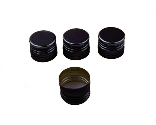 Zakrętka fi 31,5 / 24 mm czarna do butelek