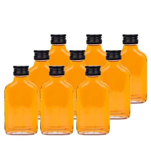 20 sztuk Butelka piersiówka szklana 100 ml  na bimber likier