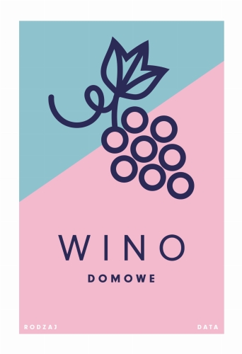 Etykieta na wino wzór 5