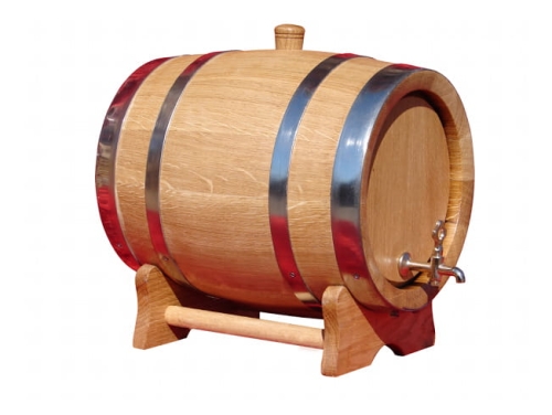 Beczka dębowa 17 litrów (komplet)