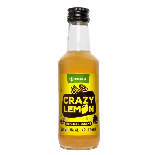 Zaprawka cytrynowa do alkoholu Crazy Lemon 200 ml na 6l