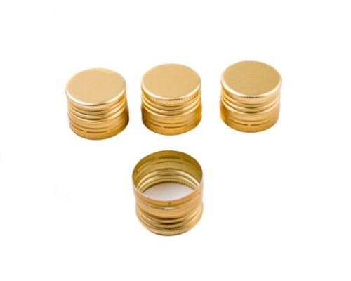 Zakrętka fi 31,5 / 24 mm - złota do butelek