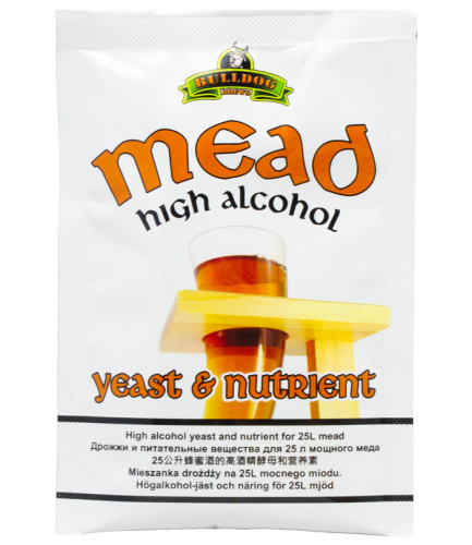 Drożdże do miodów pitnych Bulldog Mead Yeast & Nutr  na 25 l