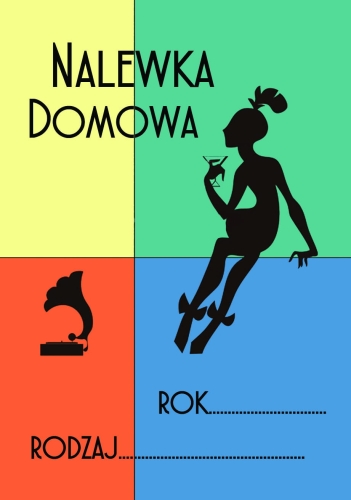 Etykieta na nalewkę wzór 1