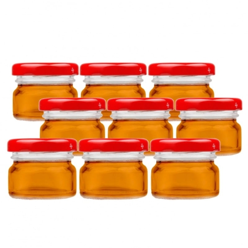 Słoik szklany miniaturowy Regalo 30 ml na przetwory dżemy miód 10 sztuk