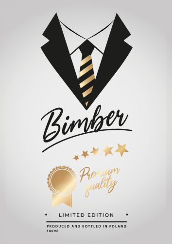 Etykieta na bimber wzór 10