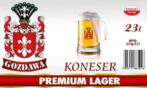 Premium Lager zestaw piwowarski + drożdże