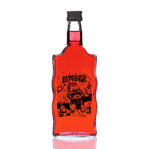 Butelka Warta 500 ml nadruk Bimber szalony Dziadek 