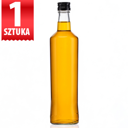 Szklana butelka Ludowa 500 ml z zakrętką na nalewkę bimber 