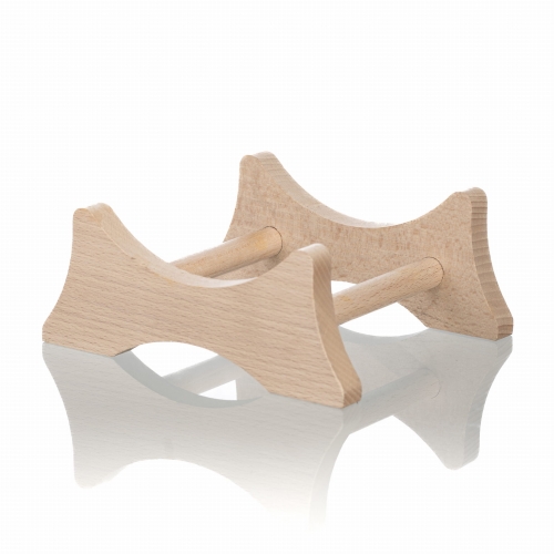 Podstawka drewniana jasna wąska do beczki szklanej 2 l 