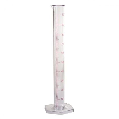 Menzurka plastikowa 100 ml + podstawka do pomiarów