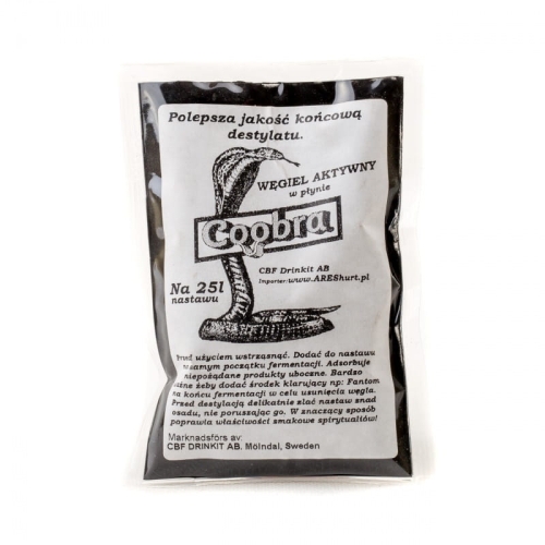 Węgiel Coobra płynny 140 gramów  do oczyszczania alkoholu