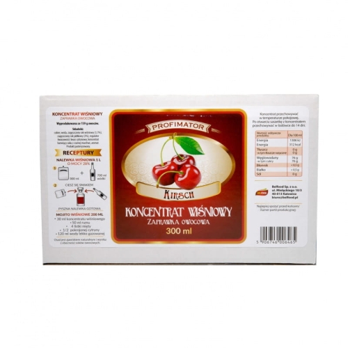 Koncentrat wiśniowy 300 ml do nalewek likierów