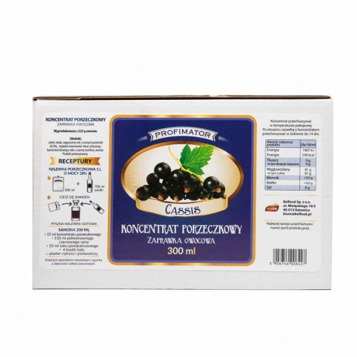 Koncentrat owocowy porzeczkowy 300 ml do nalewek likierów
