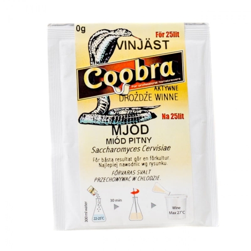 Drożdże do miodów Coobra 10g