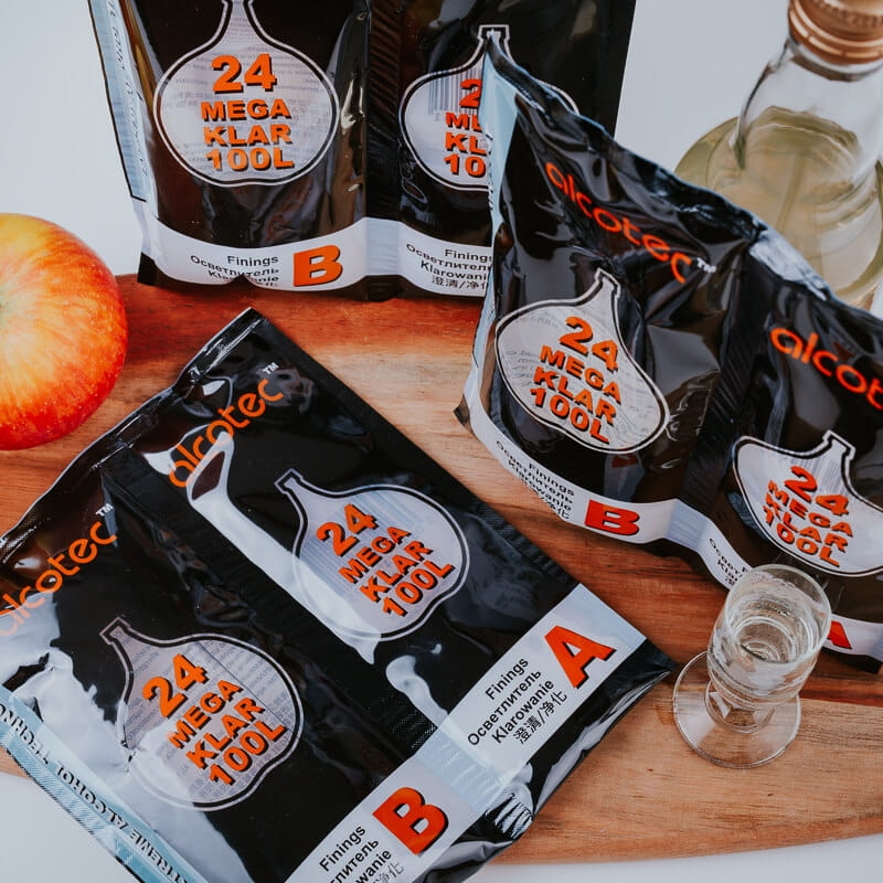 Klarowanie alkoholu, Przyspieszony proces oczyszczania, Domowy alkohol, Fermentacja, Oczyszczanie wina i nalewek, Czystość i klarowność