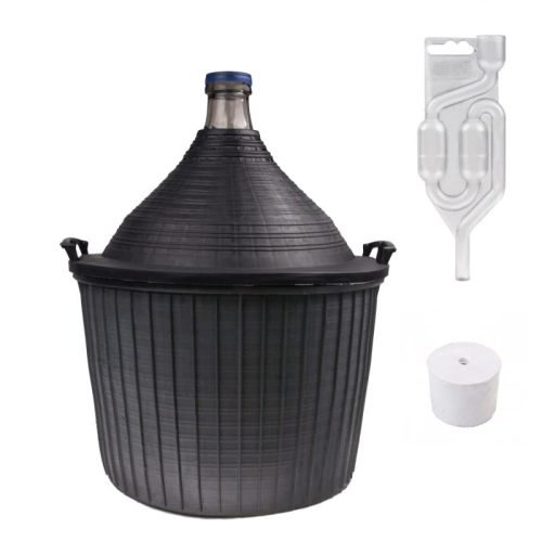 Dymion balon szklany w koszu 34 L  win nalewek miodów