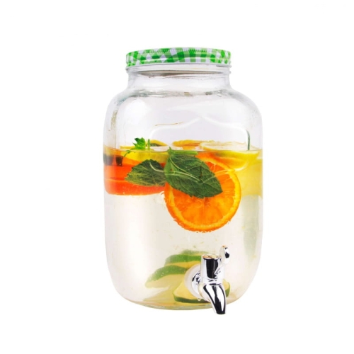 Słój 4L z kranikiem i metalową zakrętką