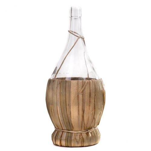 Butelka na nalewkę Fiasco w koszu słomkowym 1 L