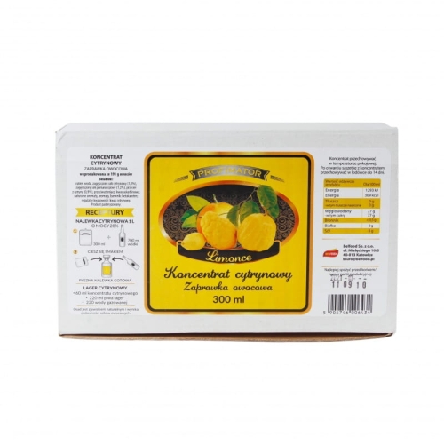 Koncentrat cytrynowy Limonce 300 ml do nalewek likieru