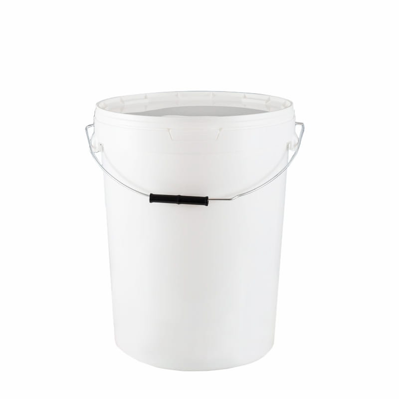 Wiadro okrągłe 25 L + rączka metalowa z tulejką